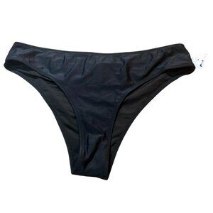 Women's NWOT Beachsissi Black‎ Classic Hipster Bikini Bottoms Size XL